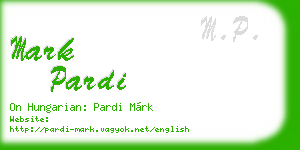 mark pardi business card
