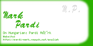 mark pardi business card